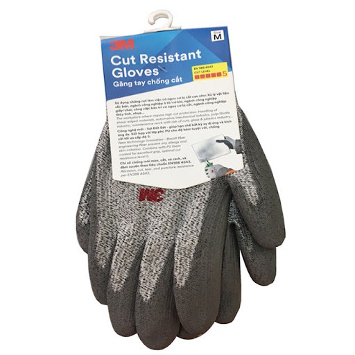 GĂNG TAY CHỐNG CẮT 3M CẤP ĐỘ 5 CUT RESISTANT GLOVES SIZE M