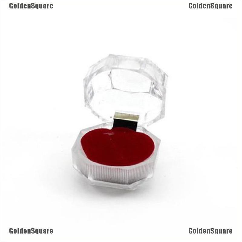 Set 5 Hộp Nhựa Trong Suốt Trưng Bày Nhẫn