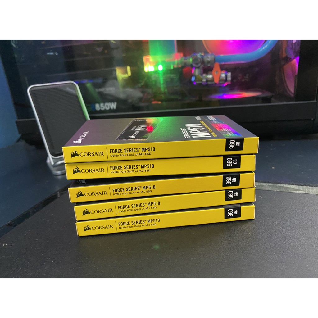 Ổ cứng SSD Corsair Force MP510 960GB M.2 NVMe Tốc độ đọc: 3480 MB/s Tốc độ ghi: 3000 MB/s | BigBuy360 - bigbuy360.vn