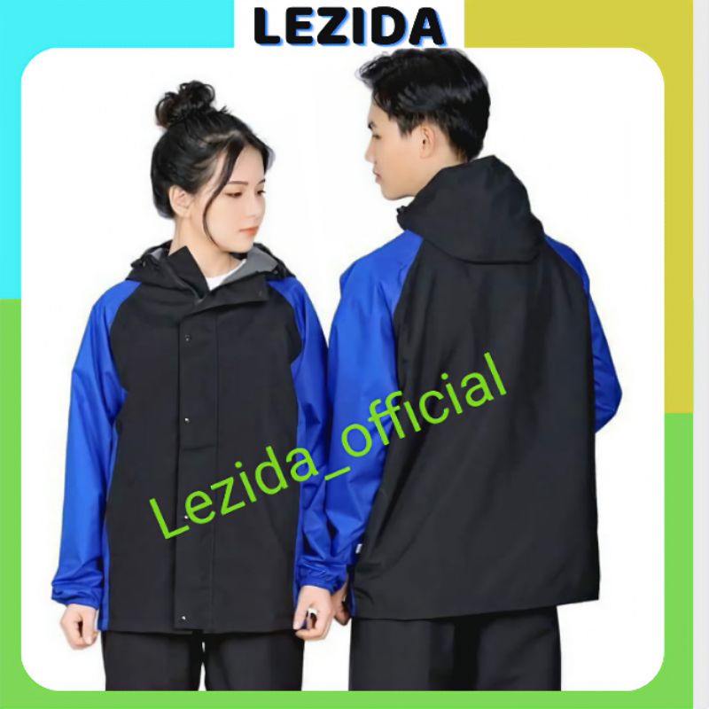 Áo mưa bộ người lớn 1 người siêu chống thấm 2 lớp LEZIDA AM02