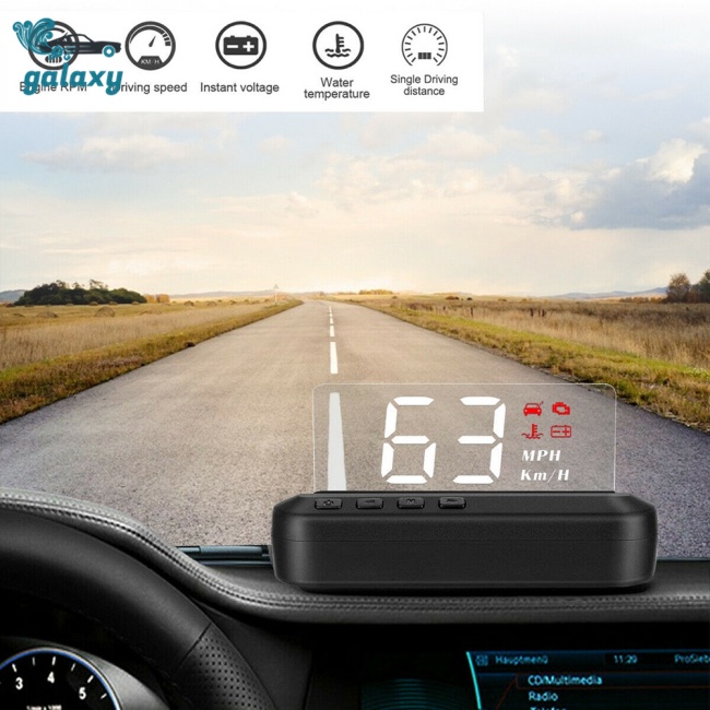 Galaxy Màn Hình Hiển Thị Tốc Độ HUD C100 OBD Hd Đa Năng Dành Cho Ô Tô