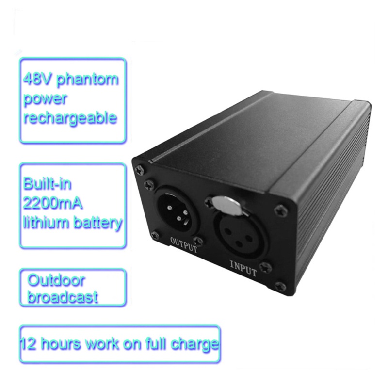 Nguồn điện Phantom 48V GAZ-PS02 chuyên dụng cho micro&lt;br&gt;