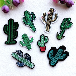 Miếng Sticker Ủi/patch Ủi Trang Trí Quần Áo Hình Xương Rồng Siêu Đẹp Nhiều Mẫu