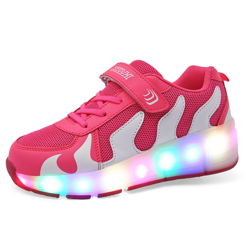 Giày thể thao bánh gót hay giày bay cho trẻ em và nữ có đèn LED A74