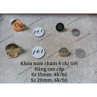 Khóa hít nam châm hàng cao cấp _ phụ kiện làm túi handmade