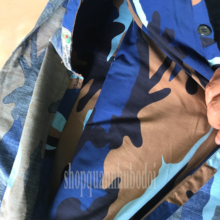 Vỏ chăn, mền màu xanh  rằn ri cao cấp