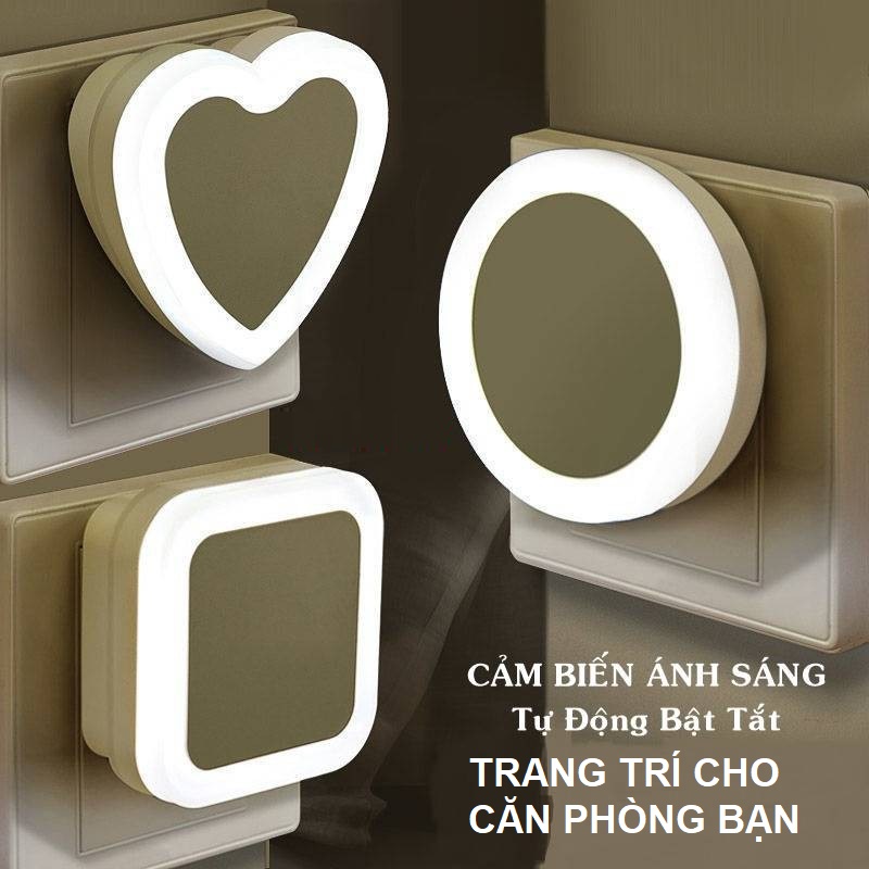 [10 Mẫu] Đèn Ngủ Cảm Biến Ánh Sáng, Tự Động Bật Tắt, Tiết Kiệm Năng Lượng, Đèn Trang Trí, Đèn Phòng Ngủ Khogiasi247