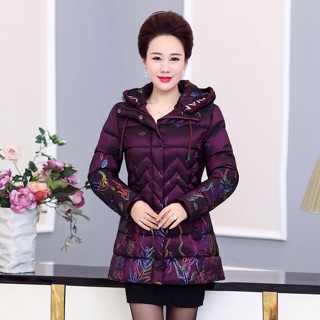 Áo phao trung niên nữ