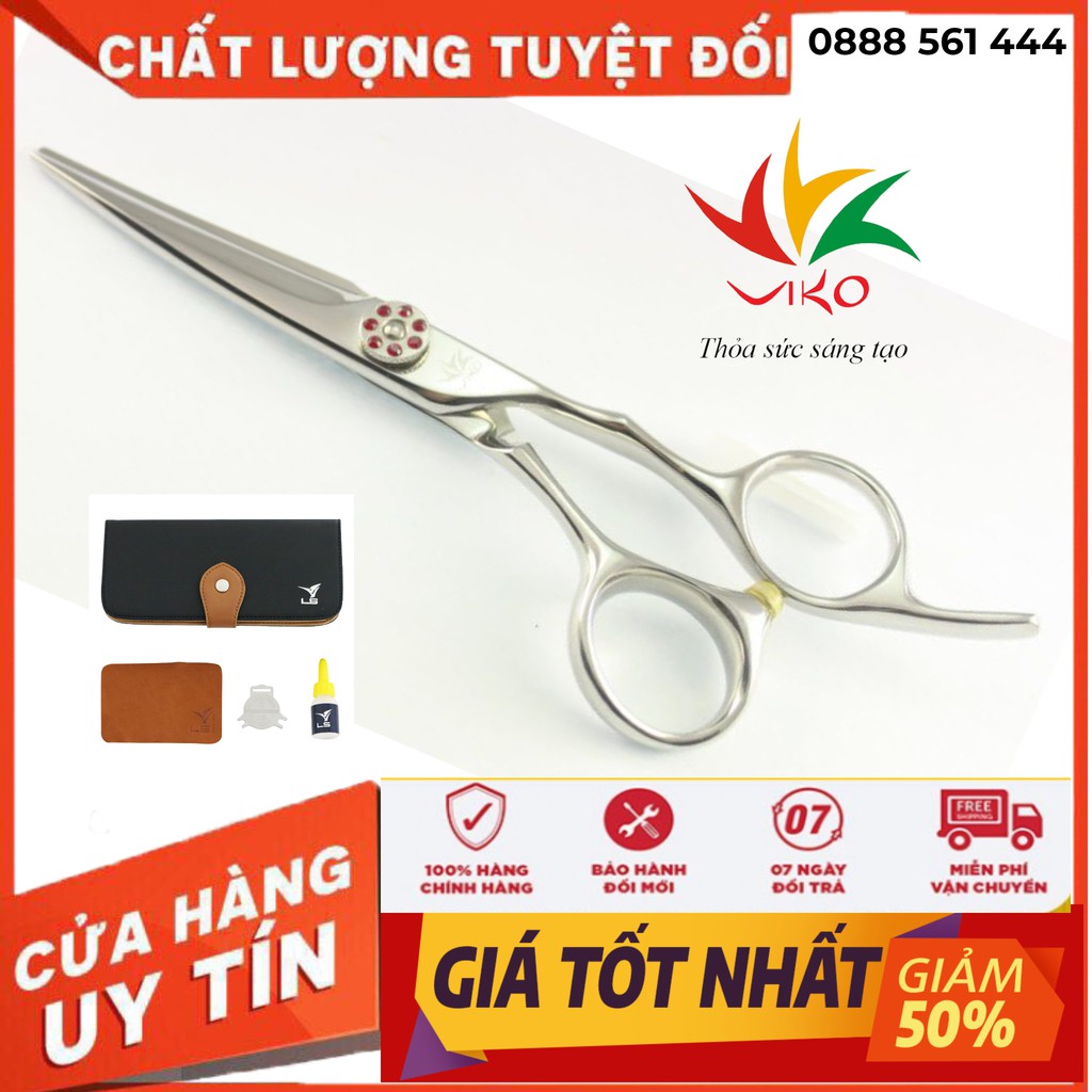 Kéo Cắt Tóc Cao Cấp Viko NB-575-03 Chính Hãng Nhật Bản, Bảo Hành 2 Năm, Tặng Kèm Bao Kéo [FREESHIP]