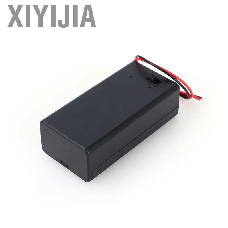 31900Hộp Đựng Pin 9v Volt Pp3 Kèm Công Tắc On / Off Tiện Lợi