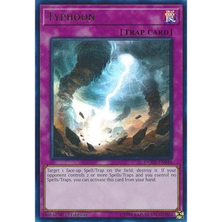 [ Zare Yugioh ] Lá bài thẻ bài DUDE-EN046 - Typhoon - Ultra Rare