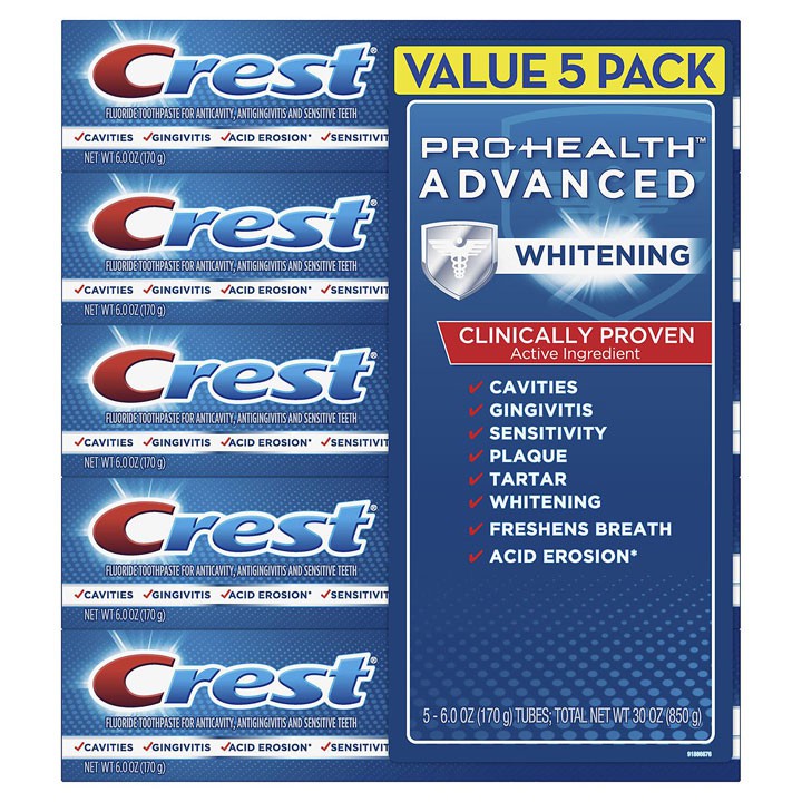 KEM ĐÁNH RĂNG CREST PRO-HEALTH ADVANCED WHITENING POWER TOOTHPASTE 170G US