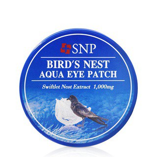 Mặt Nạ Dưỡng Mắt Chiết Xuất Tổ Yến SNP Bird's Nest Aqua Eye Patch 1,4g x 60 miếng