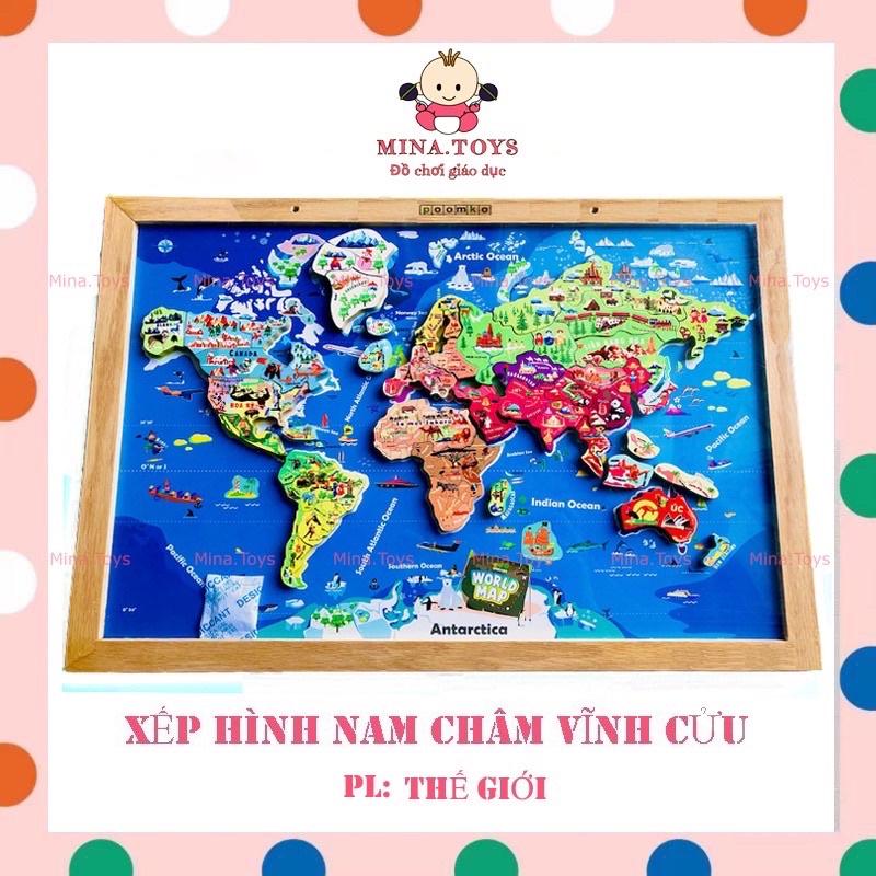 (Loại TG) XẾP HÌNH NAM CHÂM VĨNH CỬU - Chính hãng Poomko
