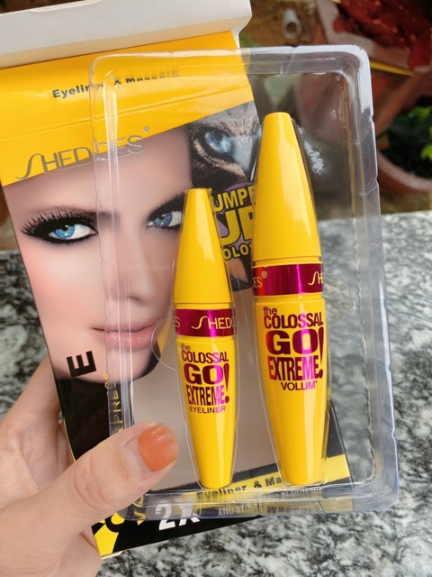 Bộ Đôi Kẻ mắt + Mascara She Does Chính Hãng