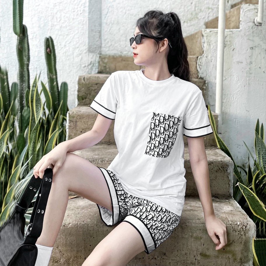 Set Quần Áo Di.or Hàng Xuất Xịn Chất thun Cotton 100%,Sang Xịn Mịn