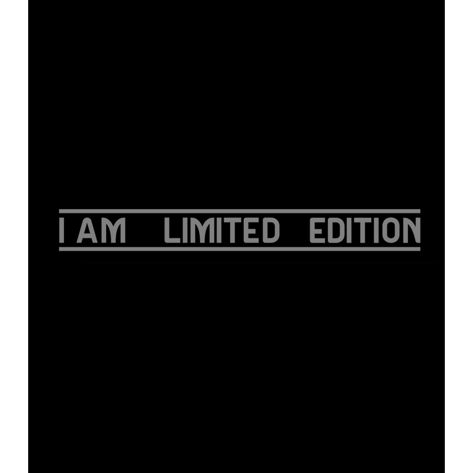 AhQy /Áo thun nam Cotton Compact in "I AM LIMITED"  phản quang - Màu đen thương hiệu Coolmate!