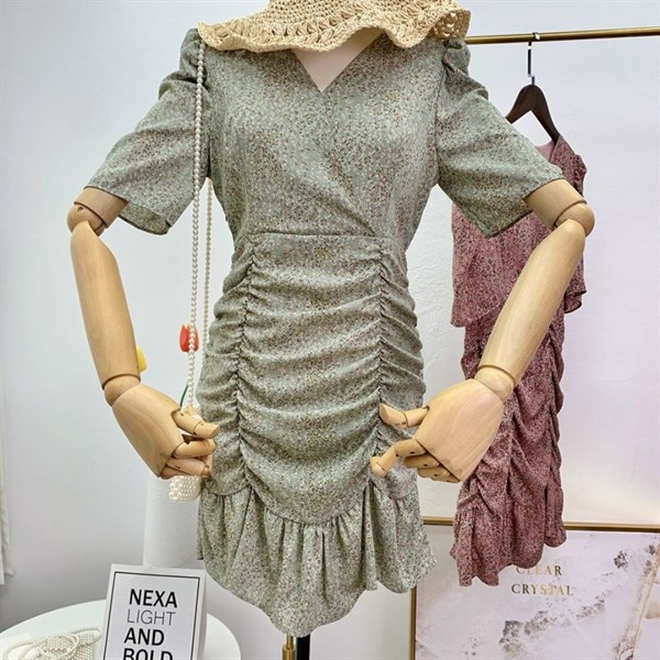 2108VN - Váy nhúm nữ điệu đà hottrend