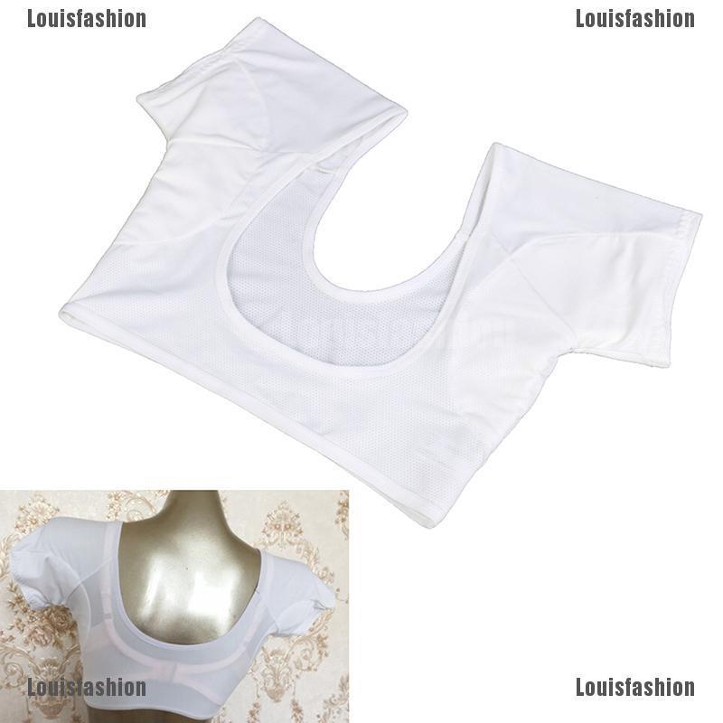 1 Miếng Lót Thấm Mồ Hôi Nách Hình Áo Thun Trắng