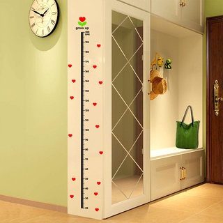 Decal dán tường thước đo chiều cao trẻ em bé hình con vật