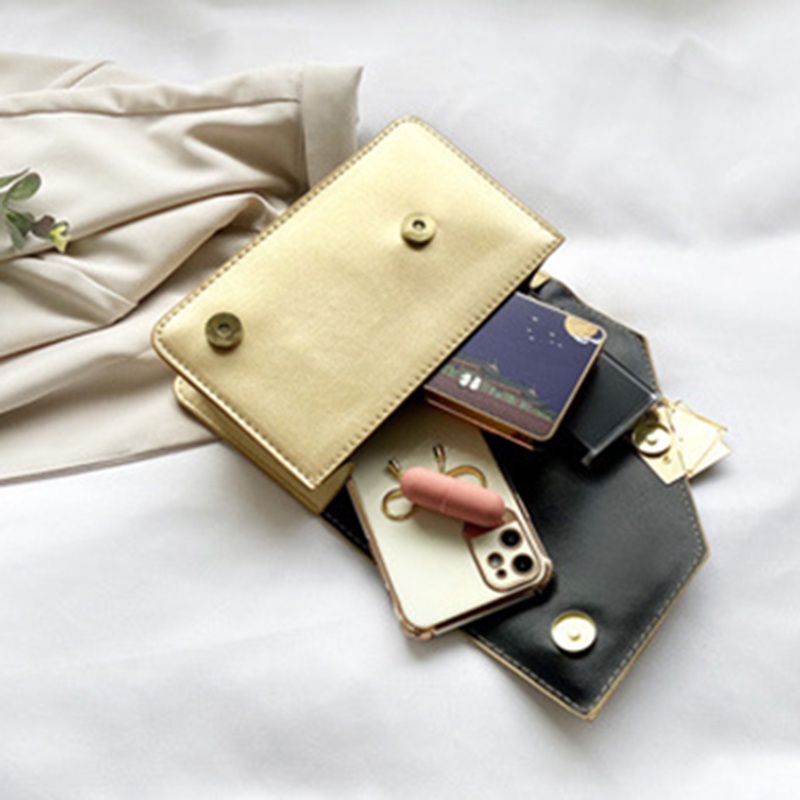 Ielgy Túi Xách Hình Thoi Phong Cách Phương Tây Với Trang Trí Kim Loại Đơn Giản