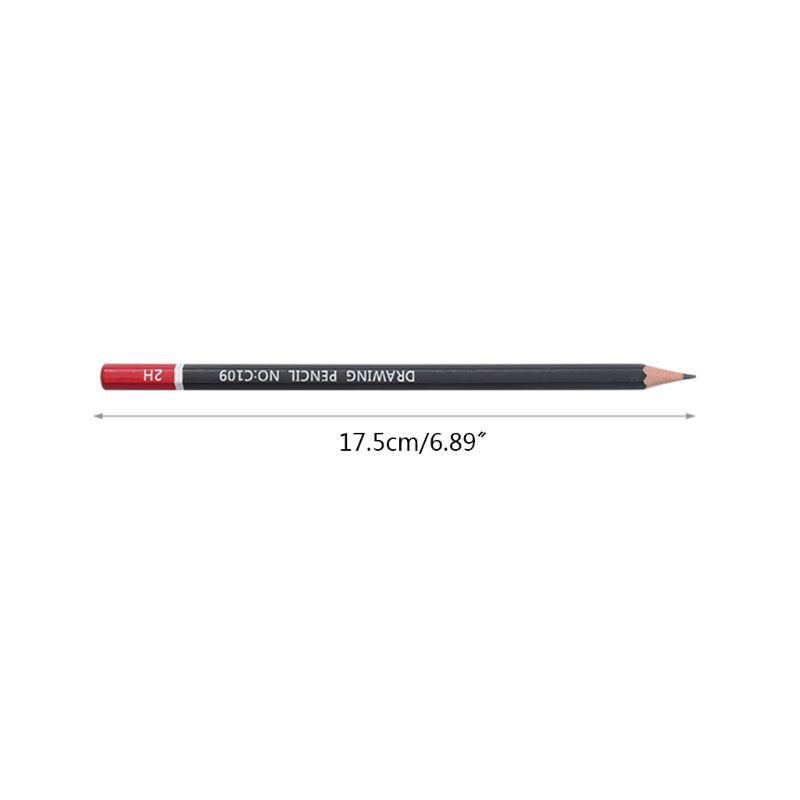 Hộp 12 Bút Chì Graphite 2h Hb 2b 3b 3h 4b 5b 6b 8b 10b