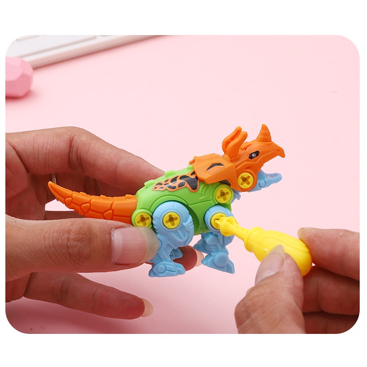 Đồ Chơi Trẻ Em Lắp Ghép Chú Khủng Long Nhỏ Dễ Thương
