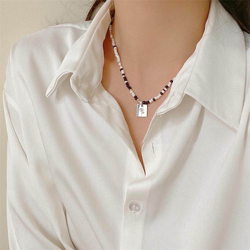 EXPEN Dây Chuyền Mặt Hoa Tulip Thanh Lịch Cho Nữ