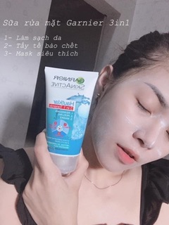 Sữa rửa mặt Garnier chuẩn auth Đức