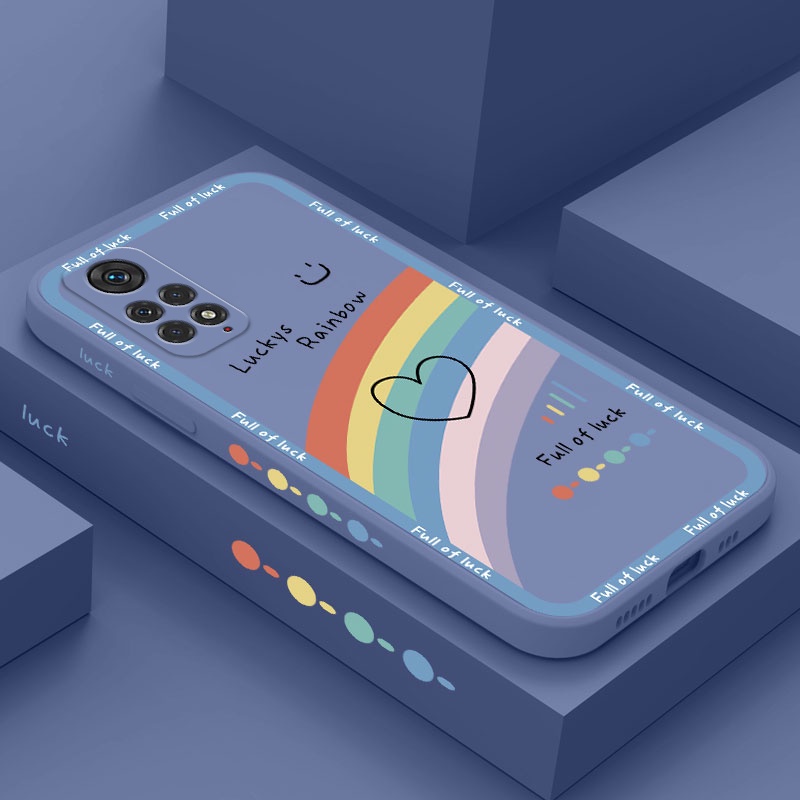 Ốp Điện Thoại Hình Cầu Vồng Sáng Tạo Cho Xiaomi Redmi Note 11 11S Pro Plus + 4G 5G