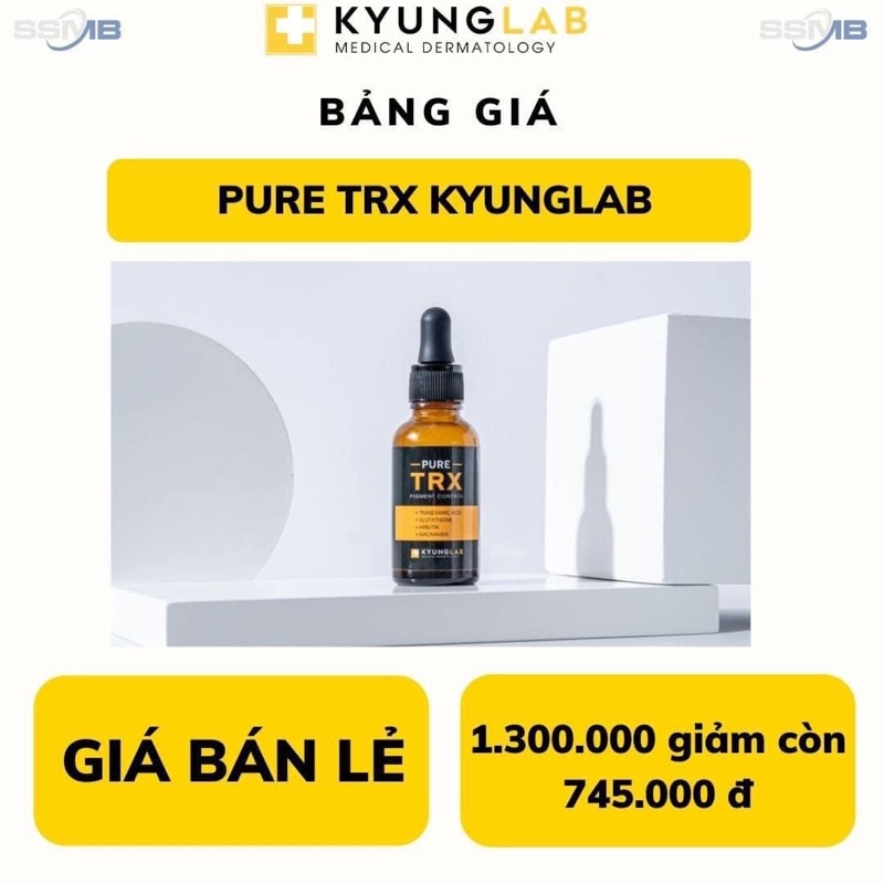 Tinh chất serum giảm và mờ thâm nám tàn nhang Kyunglab Pure TRX