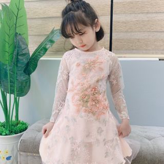 áo dài cách tân cho bé gái