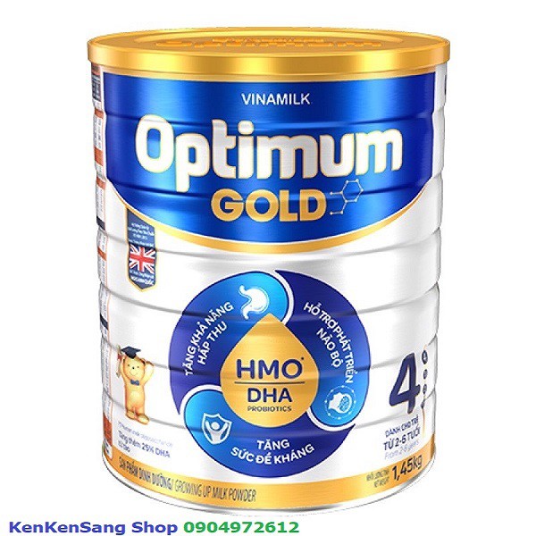 Sữa bột Optimum Gold 4 1450g (cho trẻ từ 2- 6 tuổi)