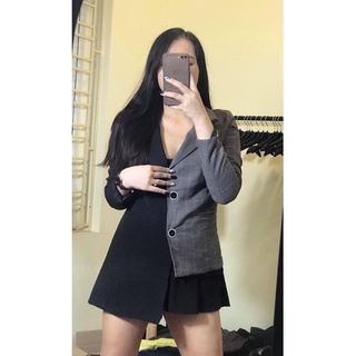 Blazer vạt chéo