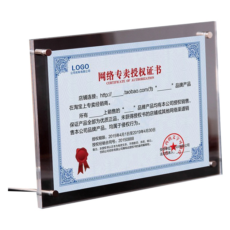 Khung ảnh để bàn trong suốt khổ A4/A5/A6