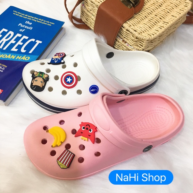 [HOT2019] Dép sục nữ dán sẵn 6 Sticker