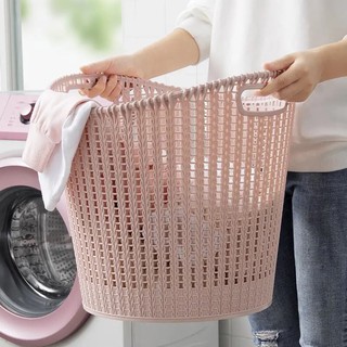 Sọt nhựa đựng quần áo, đồ chơi nhựa đan giả mây 18605