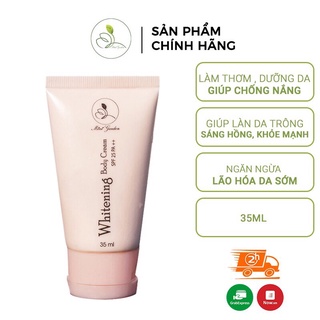 Dưỡng trắng da men bia Mini Garden Whitening Body Cream SPF 25 PA ++ 35ml