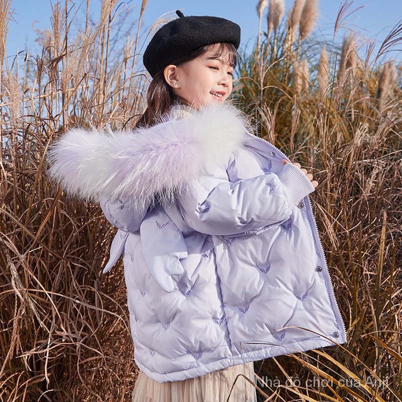 Children Girls Coat Long Thick Baby Winter Coat