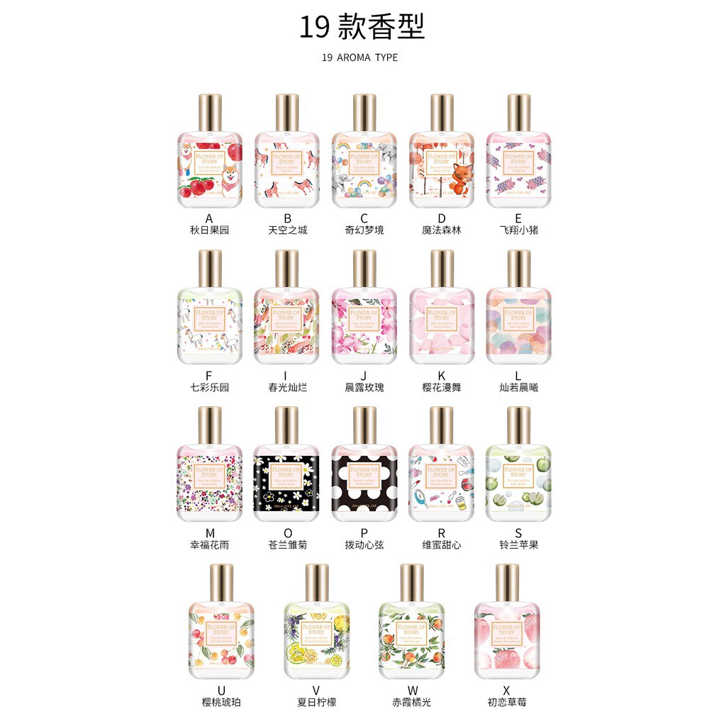 Nước hoa xịt BODY FLOWER OF STORY 30ml | BigBuy360 - bigbuy360.vn