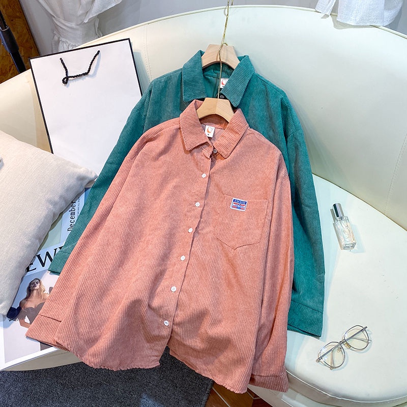 Áo Sơ Mi Dài Tay Dáng Rộng Thời Trang Mùa Thu Dành Cho Nữ