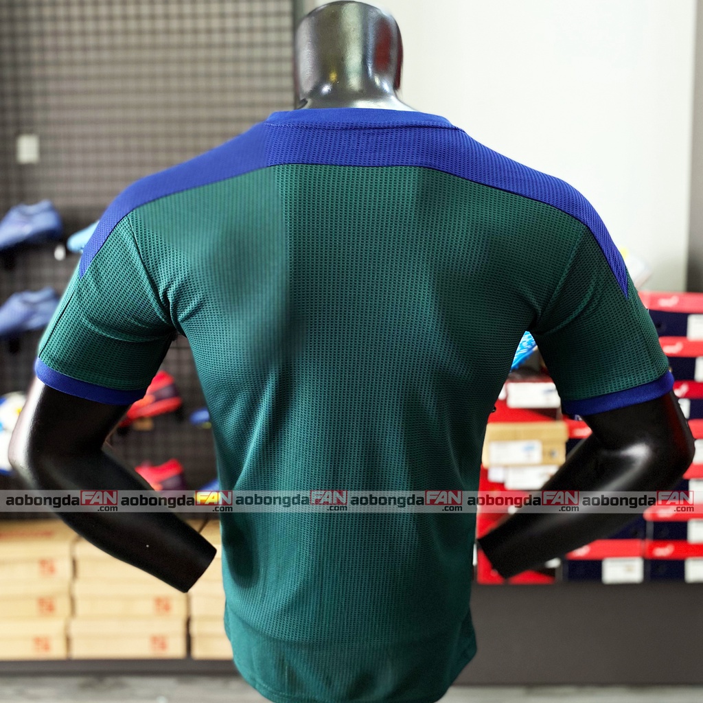 Bộ Quần Áo Bóng Đá Ý Xanh Rêu Mới Nhất 2023 - Hàng Thái