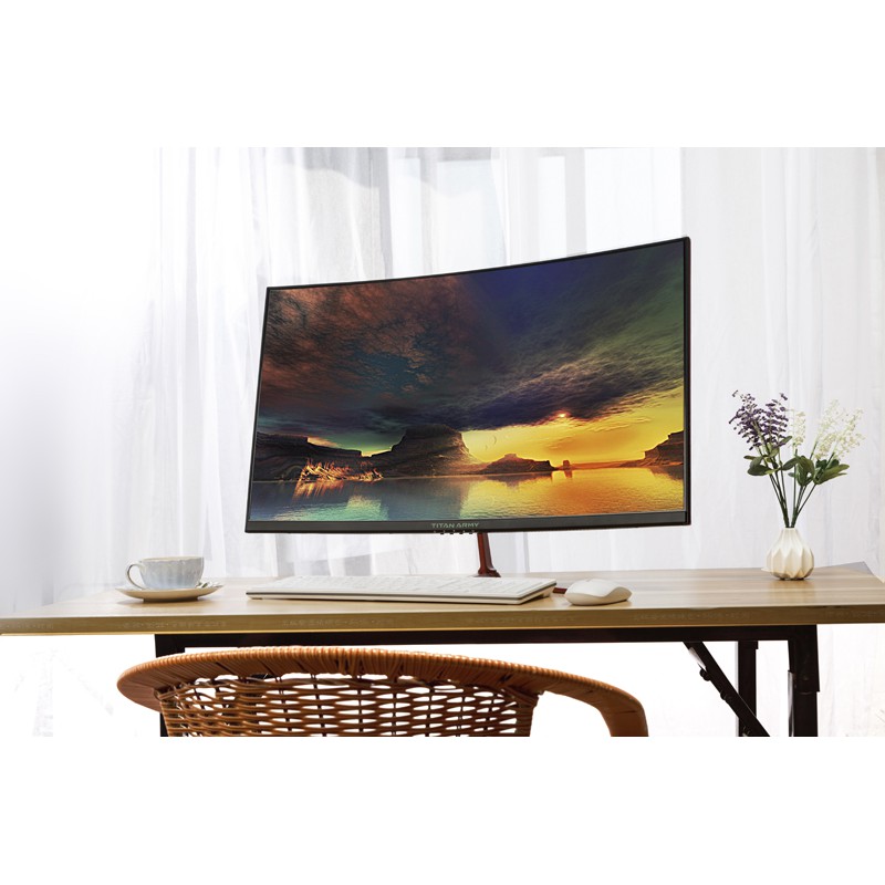 Màn hình Cong titan C24 144hz ips full viền bh 12 tháng | BigBuy360 - bigbuy360.vn