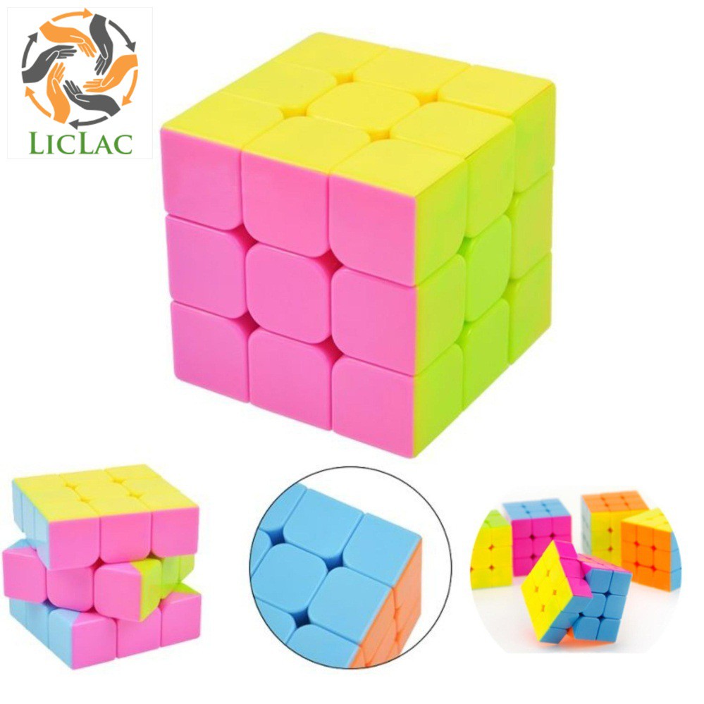 Rubik 3x3 Dạ Quang Loại Tốt Xoay Siêu Mượt - LICLAC