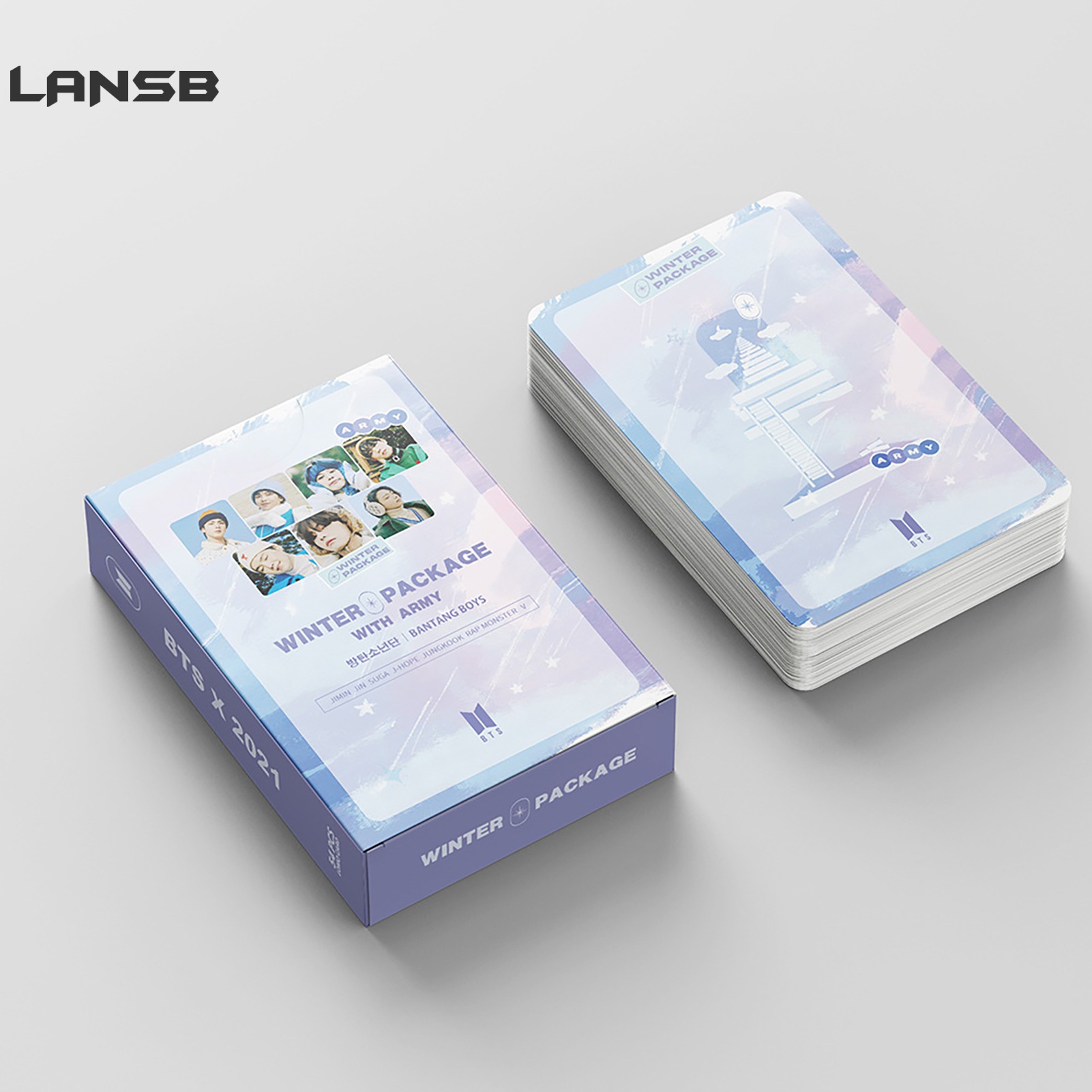 So Online Bookstore BTS Design Album Card Kpop Idol Figure Lomo Card Collection Supplies for Shop