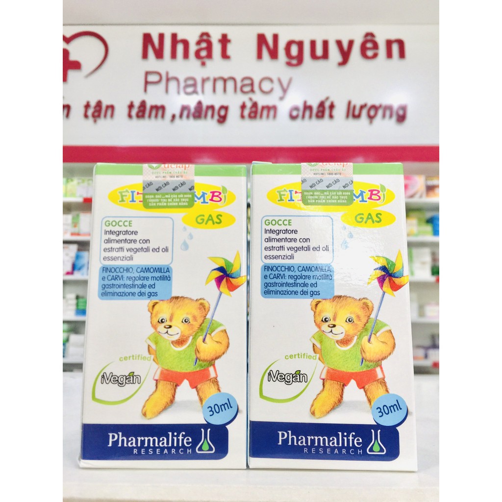 FITOBIMBI GAS - Hỗ trợ giảm nôn trớ, ọc sữa, đầy bụng khó tiêu ở trẻ