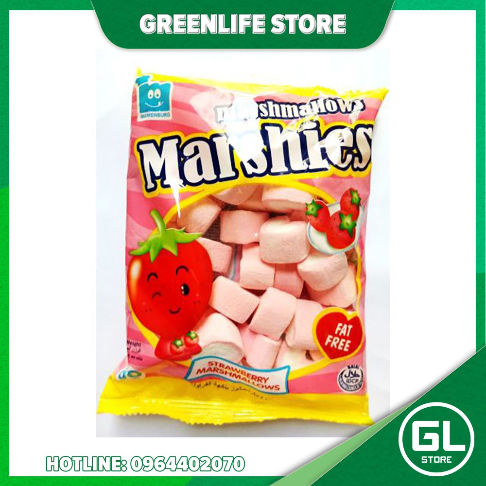 Kẹo xốp bông gòn Marshmallow Marshies gói 40g