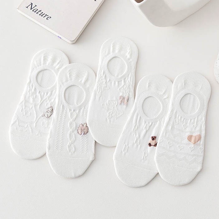 Tất vớ nữ cổ ngắn phong cách Hàn Quốc cực teen - Sope Shop