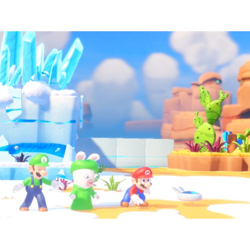 Đĩa game nintendo switch: Mario + Rabbids Kingdom Battle - new seal