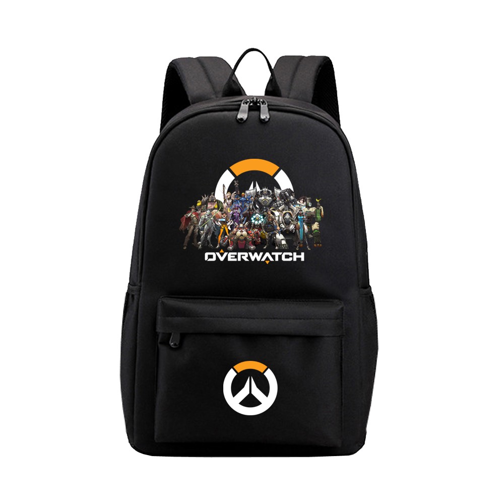 Balo thời trang Laptop Overwatch nhiều ngăn, nam nữ dùng đi học đi làm đi chơi